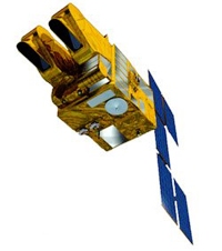 SPOT-5 satellite, launched in 2002 by Satellite Pour l'Observation de la Terre.